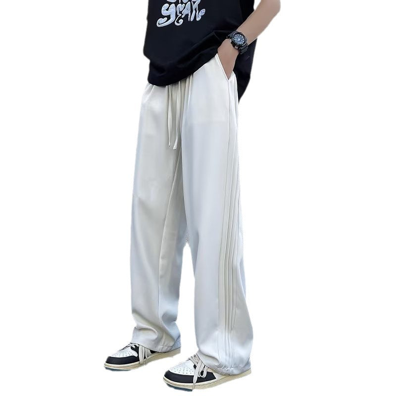 Loose Straight Wide-leg Pants For Men And Women