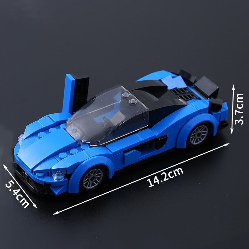 A Tesla Toy Car Piece-together Model Benefits Intelligence