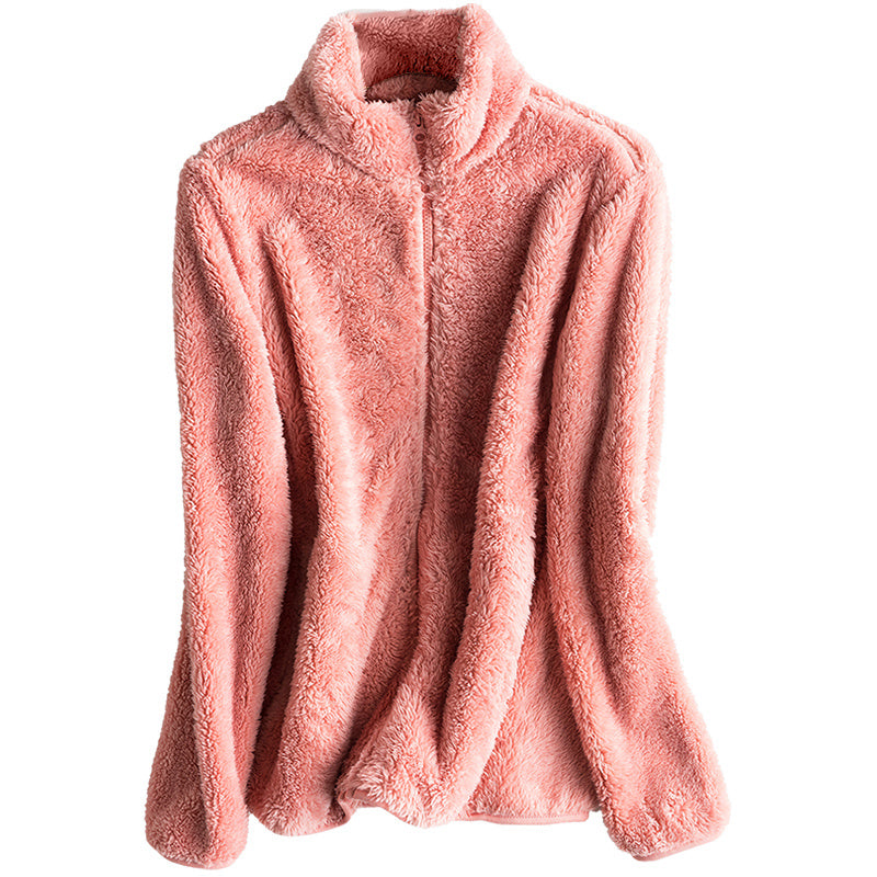 Women's Double-sided Fleece Coral Warm Hand Top