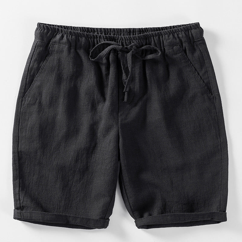 Summer Thin Baggy Straight Trousers Men's