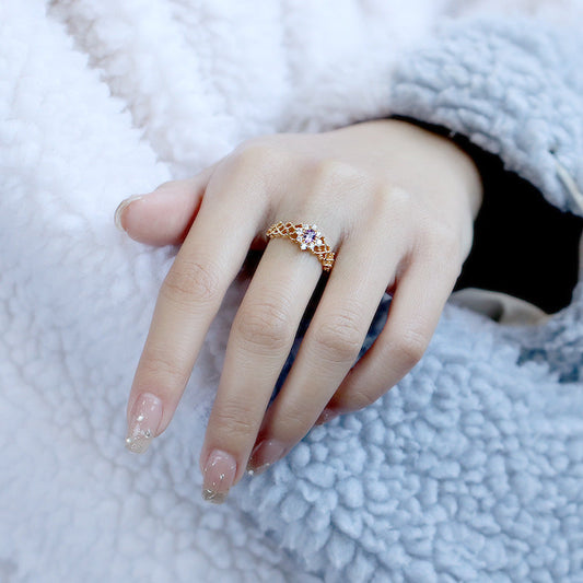 Amethyst Gorgeous Ring Natural Gem Girl