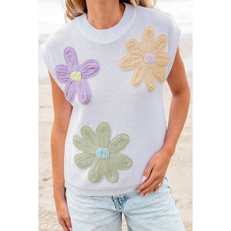 Women's Breathable Knitted Pullover Top