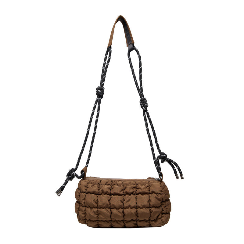 Women's Lightweight Nylon Messenger Bag Clouds