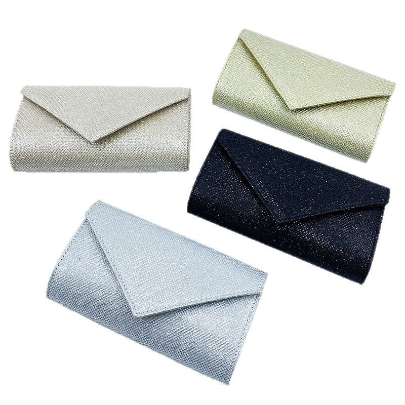 European And American Style Fashion Flash Material Dinner Bag Clutch