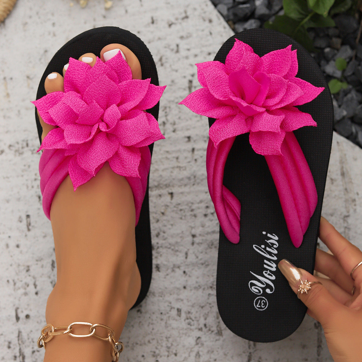 Flip Toe Flip-flops Female Plus-sized Plus-sized