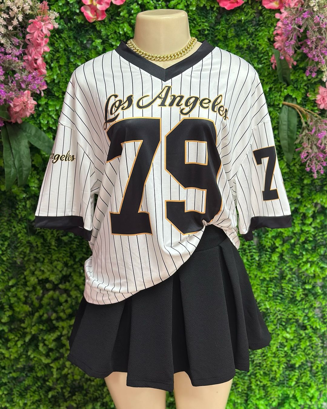 Women's Casual Loose Street Printed V-neck Short Sleeve