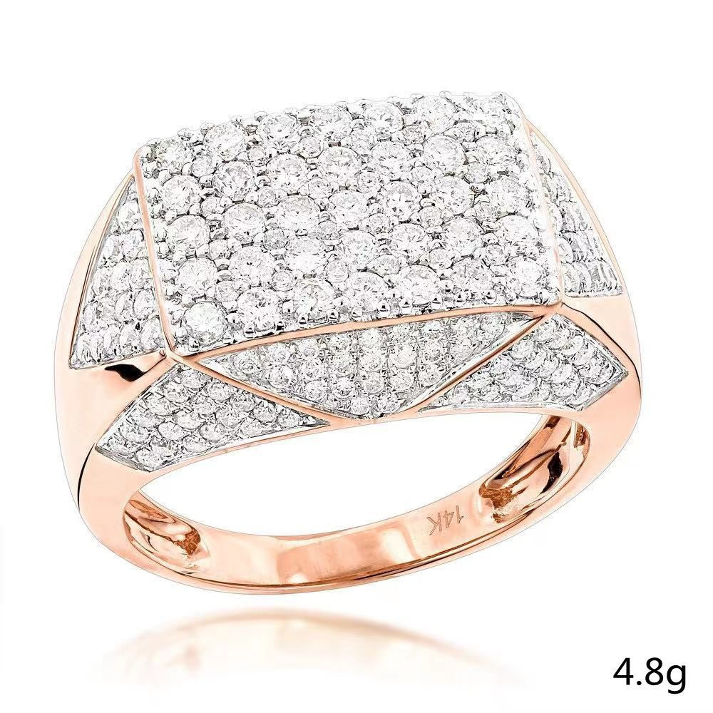 All-match Diamond Luxury Circle Ring
