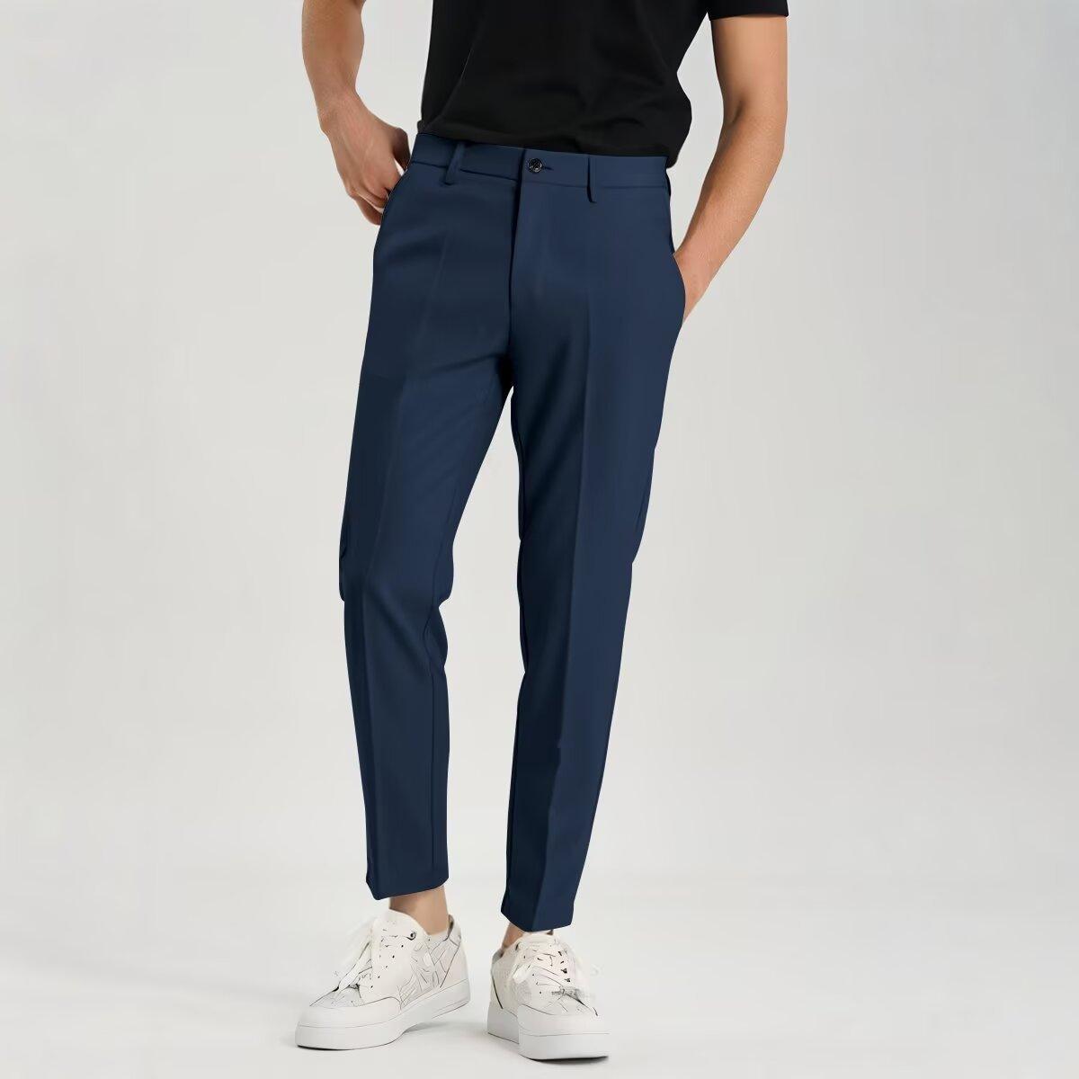 Men's Ankle Tied Pants Versatile Hong Kong Trend Men's Pants