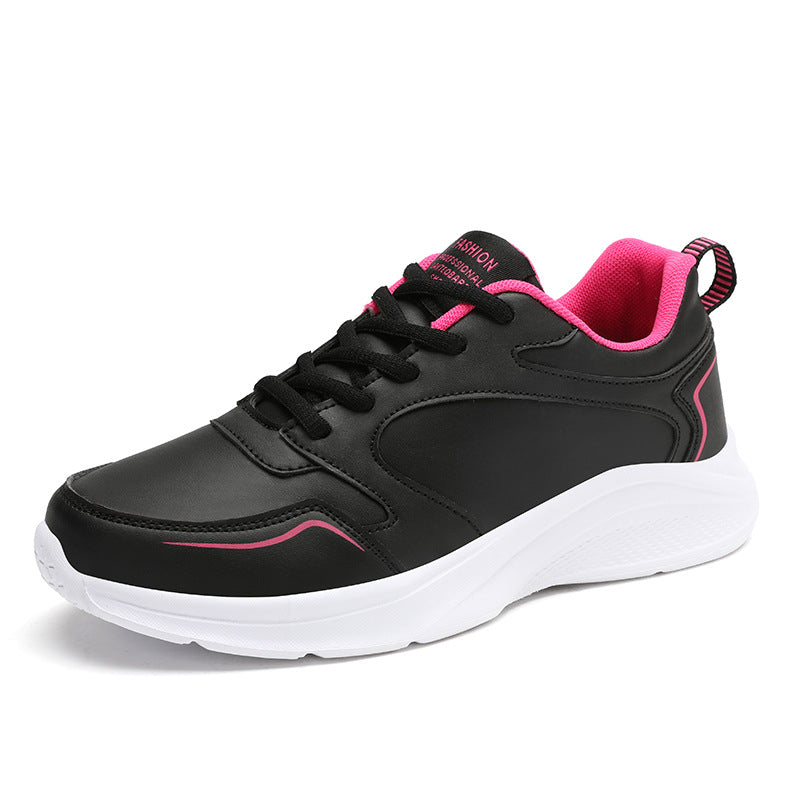 Leather Waterproof Casual Sneaker Girls Flat