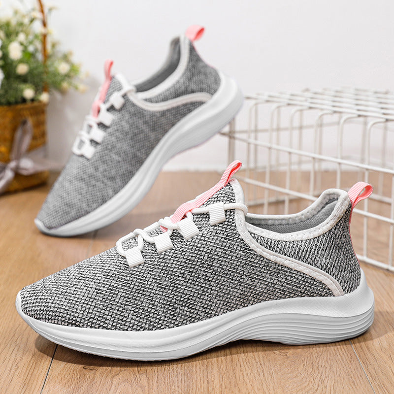 Summer Breathable Flyknit Surface Casual Fashion Sneaker