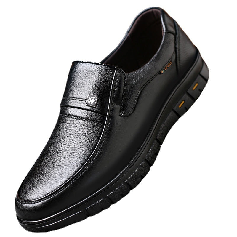 Men's Casual Leather Shoes Soft Bottom