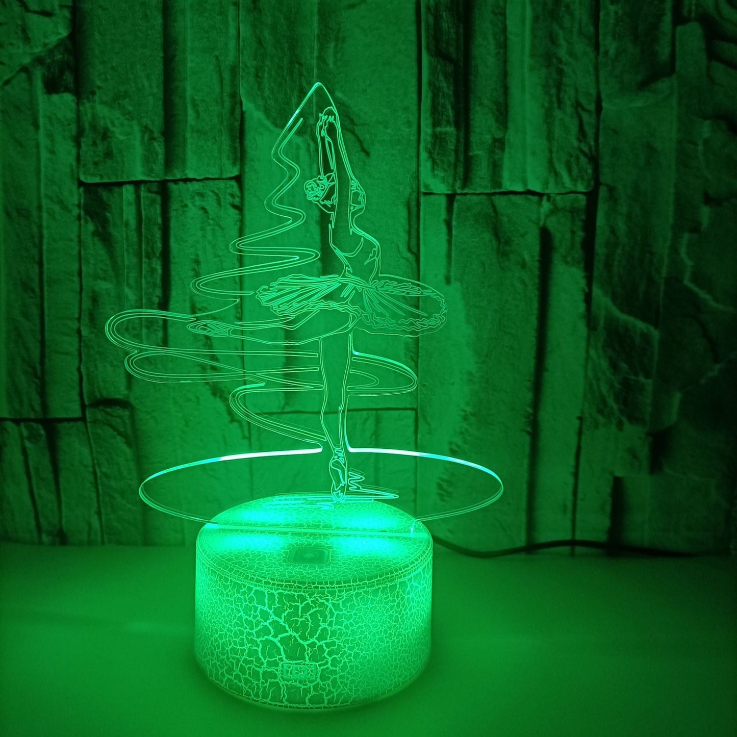 Colorful Creative Gymnastics Gift 3D Table Lamp