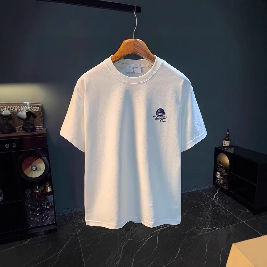 Loose Printed Casual All-match T-shirt For Men