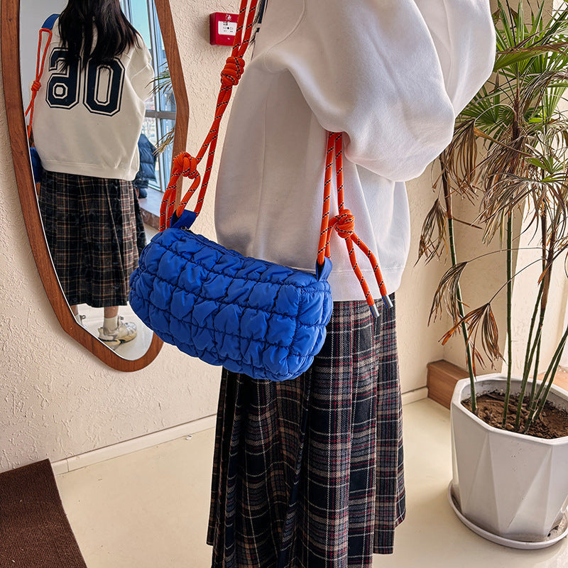 Women's Lightweight Nylon Messenger Bag Clouds