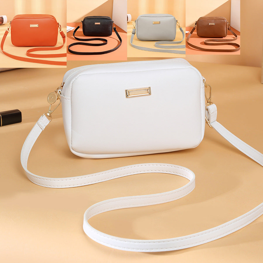 Solid Color Simple PU Material For Women