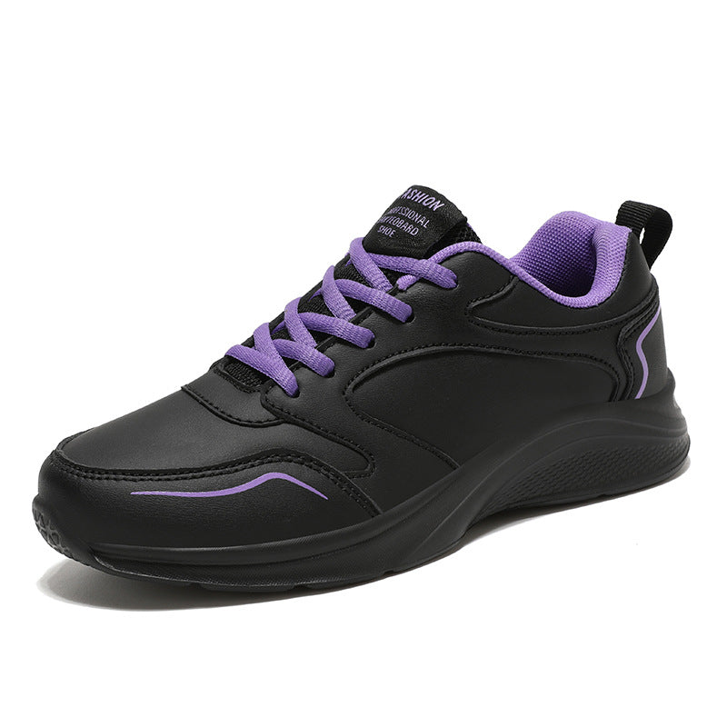 Leather Waterproof Casual Sneaker Girls Flat