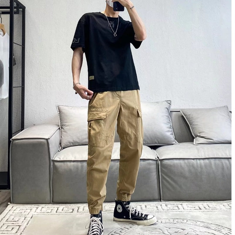 Men's Workwear Loose Casual Pants Autumn
