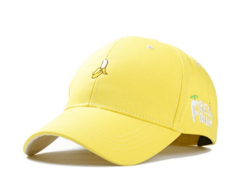 Fruit Hat Outdoor Shopping Couple