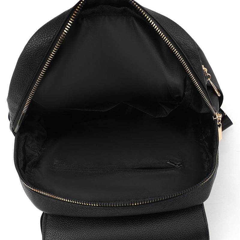 Casual Leather Women's Advanced Texture Backpack