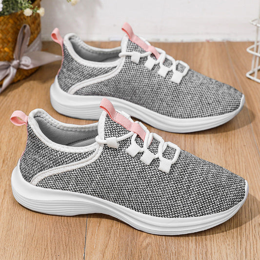 Summer Breathable Flyknit Surface Casual Fashion Sneaker