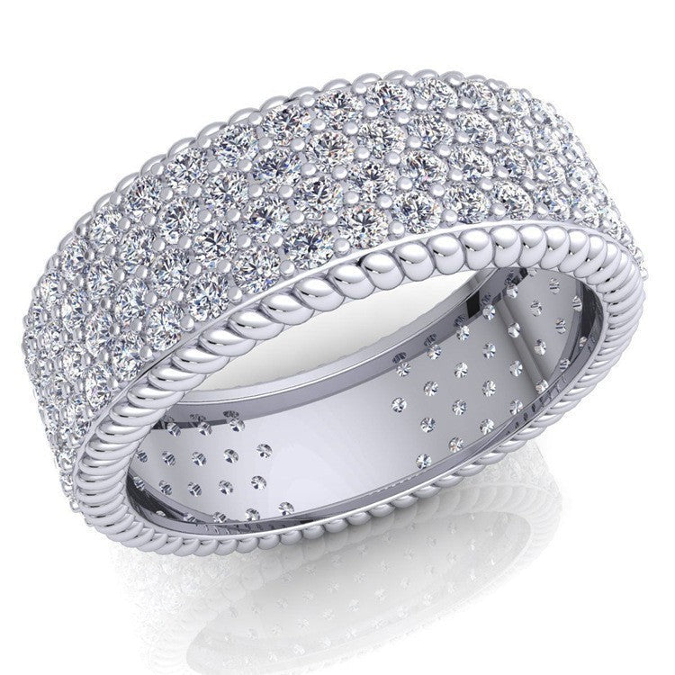 All-match Diamond Luxury Circle Ring