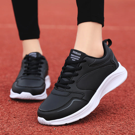 Leather Waterproof Casual Sneaker Girls Flat