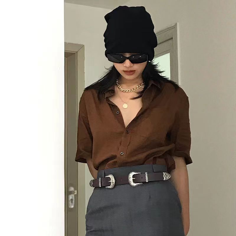 Women's Belt Fashion European And American Style Three-piece Set