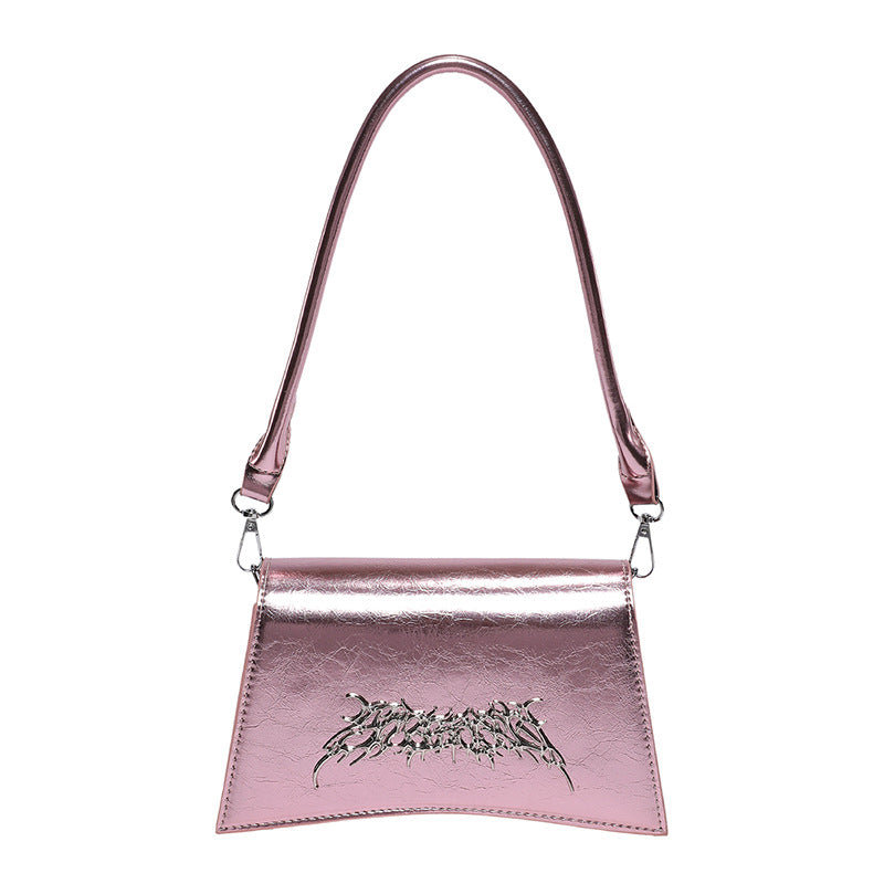 French Special-interest Design Bag Burst Crack Chain Underarm Bag