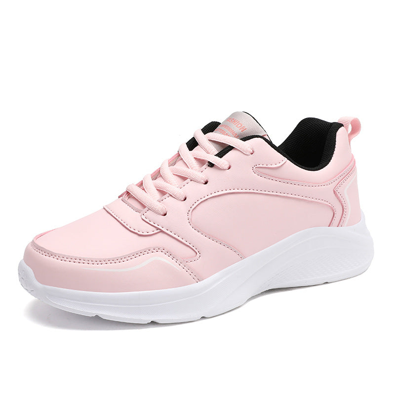 Leather Waterproof Casual Sneaker Girls Flat