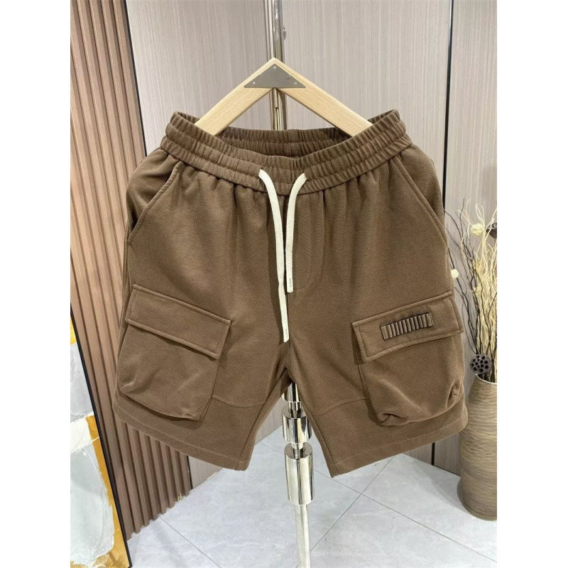 Men's Workwear Casual Shorts Men's Versatile Five Quarter Pants