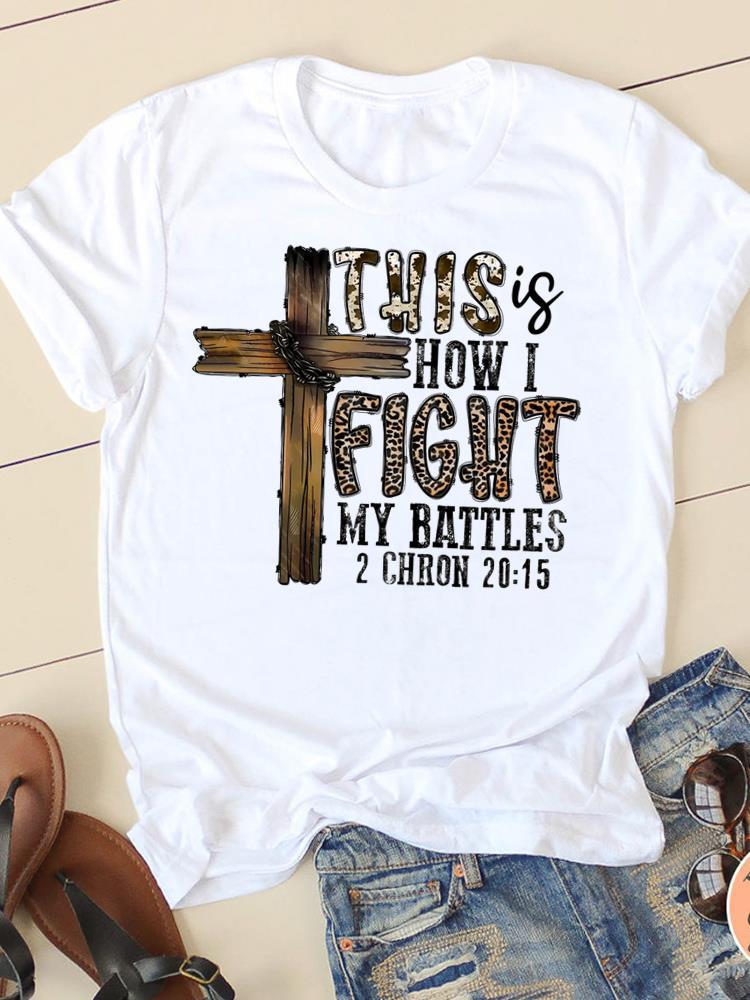 Letter Style Cute Sweet Short Sleeve Fashion Women Print