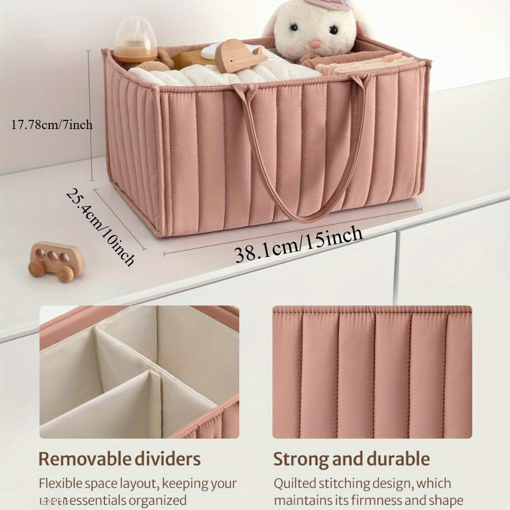 Mummy Bag Removable Compartment Baby Baby Diapers Storage Basket