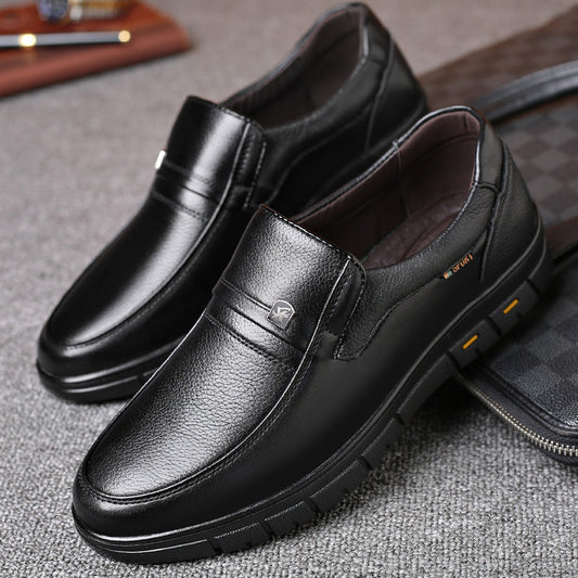 Men's Casual Leather Shoes Soft Bottom