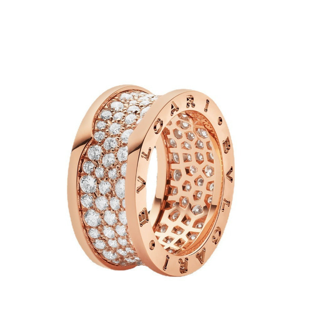 All-match Diamond Luxury Circle Ring