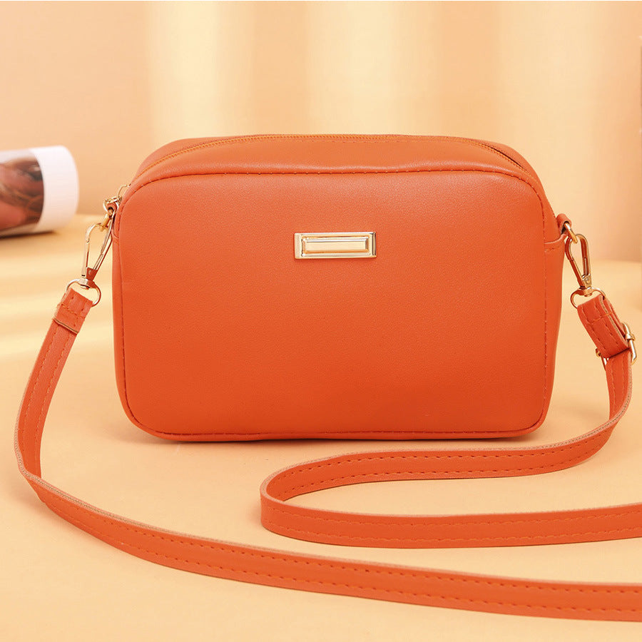 Solid Color Simple PU Material For Women