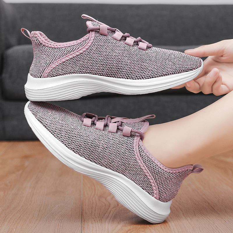 Summer Breathable Flyknit Surface Casual Fashion Sneaker