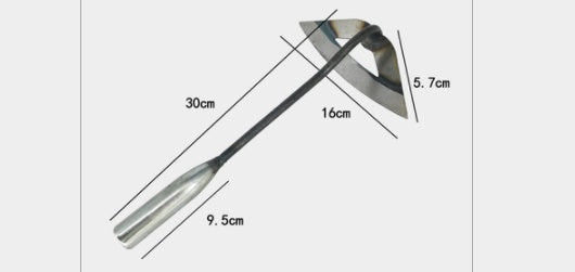 All-manganese Steel Gardening Hand-held Hoe All-steel Hardened Hollow Hoe