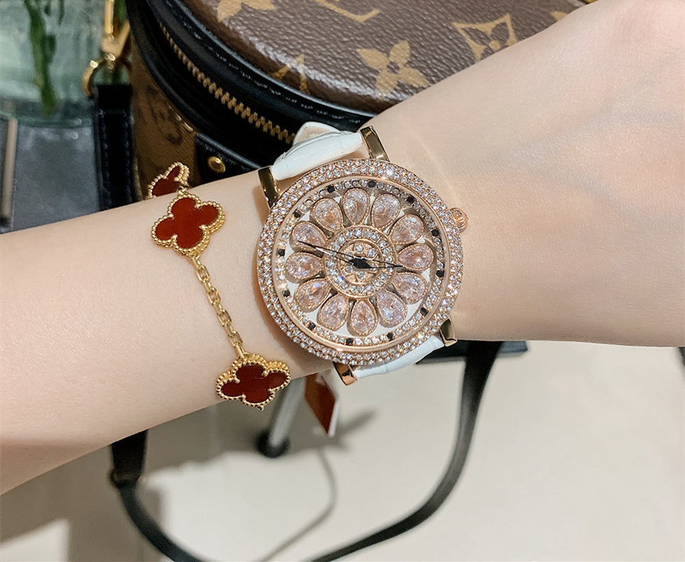 Women's Niche Diamond Luxury Rainbow Watch