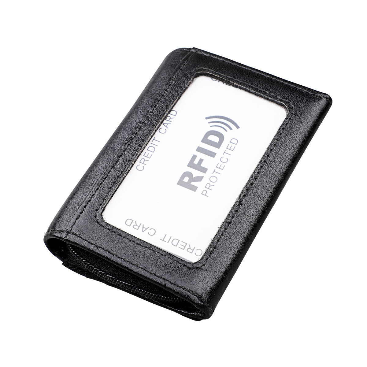 Genuine Leather Coin Purse Short Clutch Men