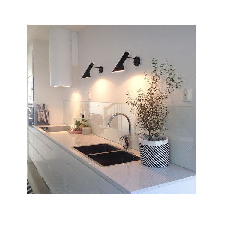 Nordic Modern Minimalist Creative Personality Art Bedside Bedroom Hotel Wall Lamp