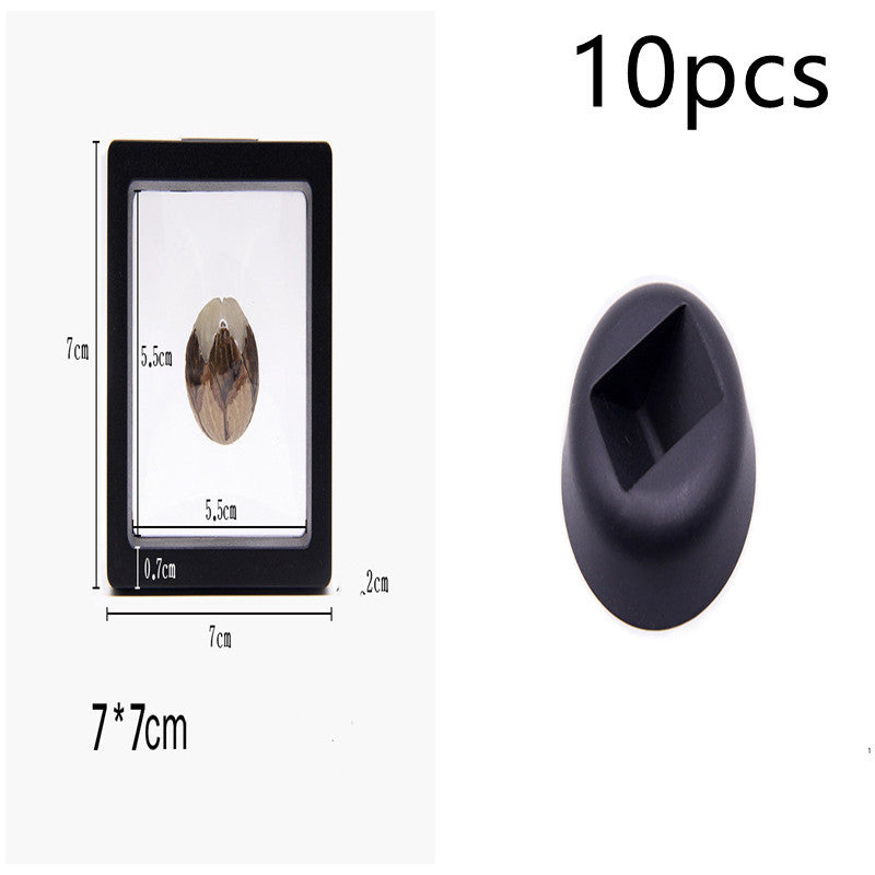 Suspended Case 3D Floating Display Frame Holder Box Case Wth Stand