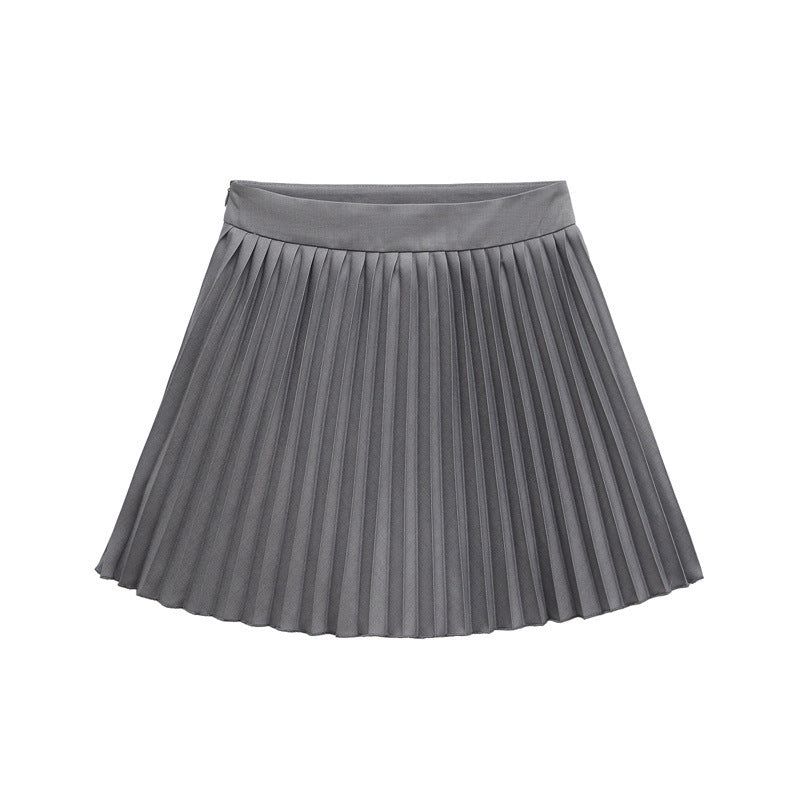 Multi-Color Wide Pleated Modern Fashion Culottes