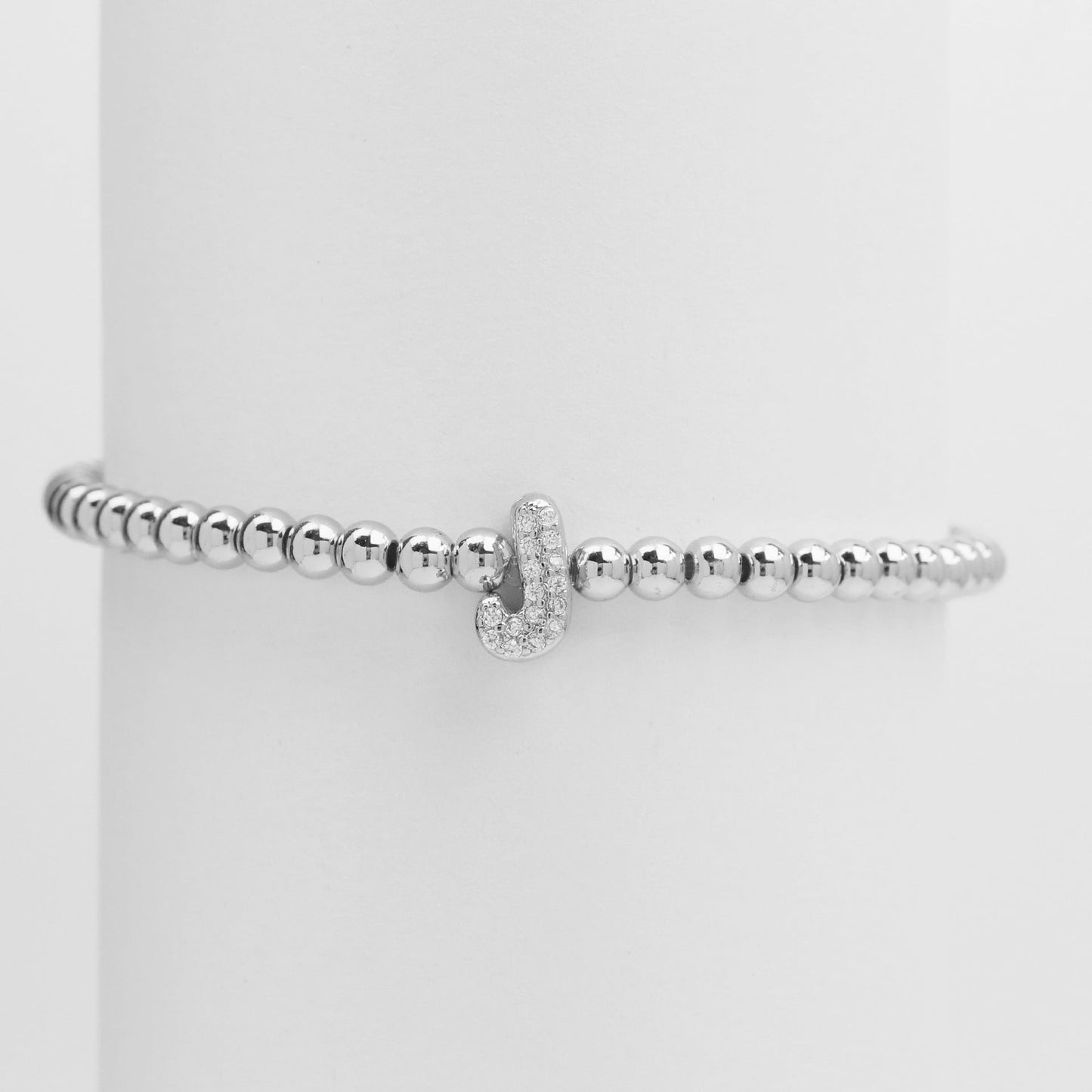 Brass Micro-inlaid Bubble Balloon Diy26 English Letters Beaded Bracelet