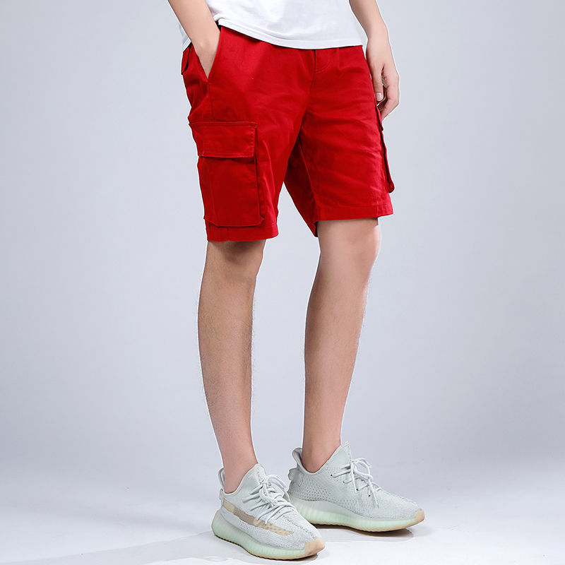 Men's Cotton Shorts Five Points Multi-pocket Trousers