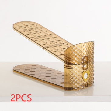 Adjustable Shoe Cabinet Shoe Storage Plastic Double-layer Shoe Rack