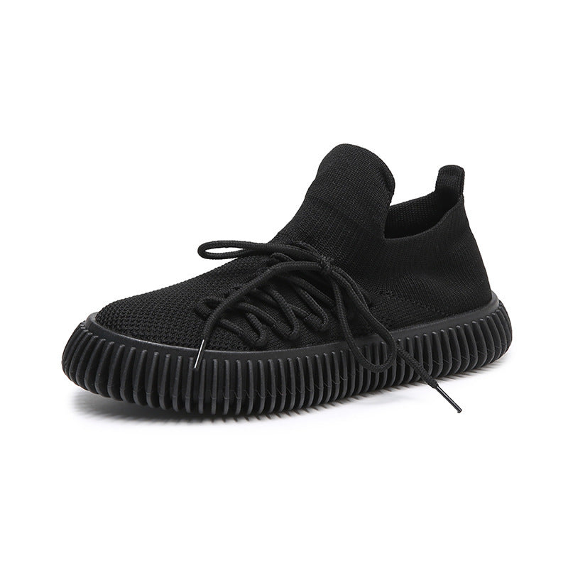 Net Face Casual Shoes Lace-up Sneakers Student Shoe Tide