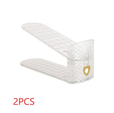 Adjustable Shoe Cabinet Shoe Storage Plastic Double-layer Shoe Rack