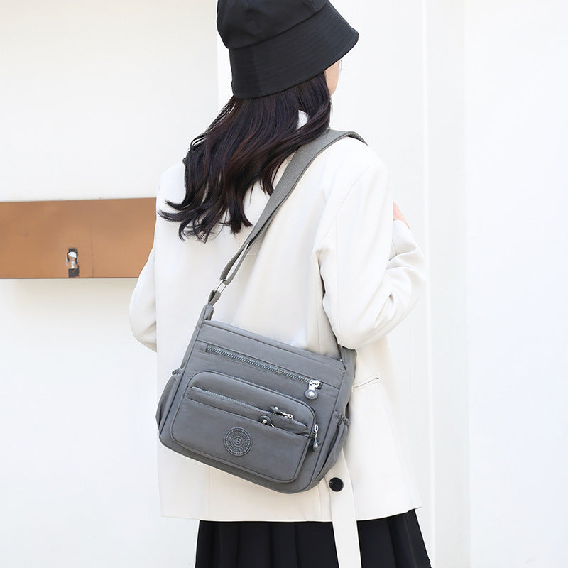 Crossbody Bag Lightweight And Large Capacity Nylon Shoulder Bag