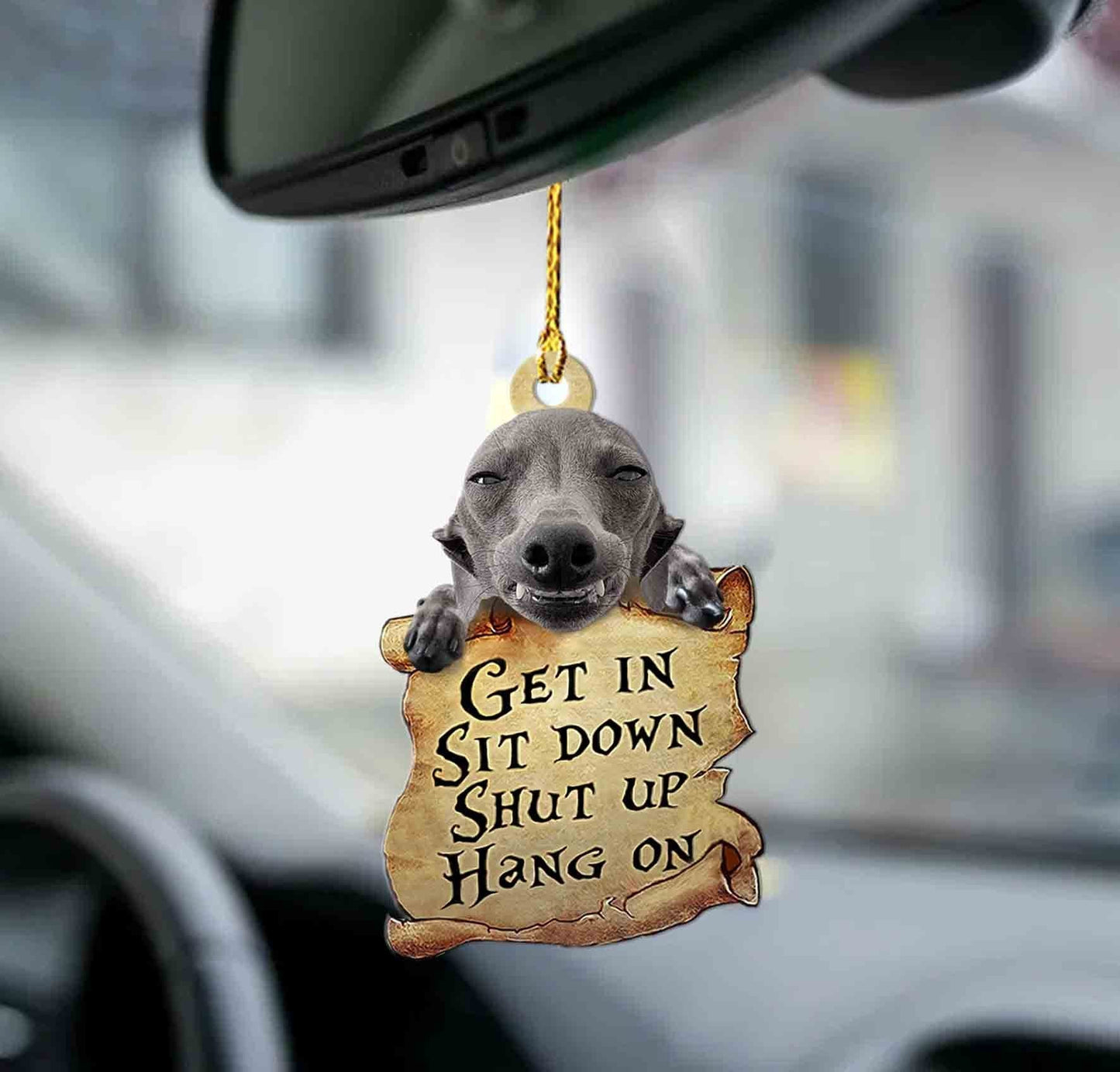 Car Pendant Sleeping Dog Angel Home Decor Acrylic Showcase Hanging Ornaments For Doors