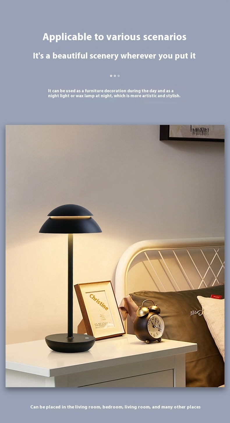 Nordic Minimalism Table Lamp Modern Creative Living Room Bedside Study Studio Outdoor Restaurant Decoration USB